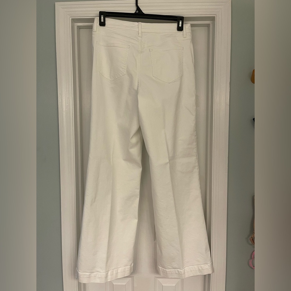Lands' End High Rise Wide Leg Denim Jeans - Picture 2 of 4